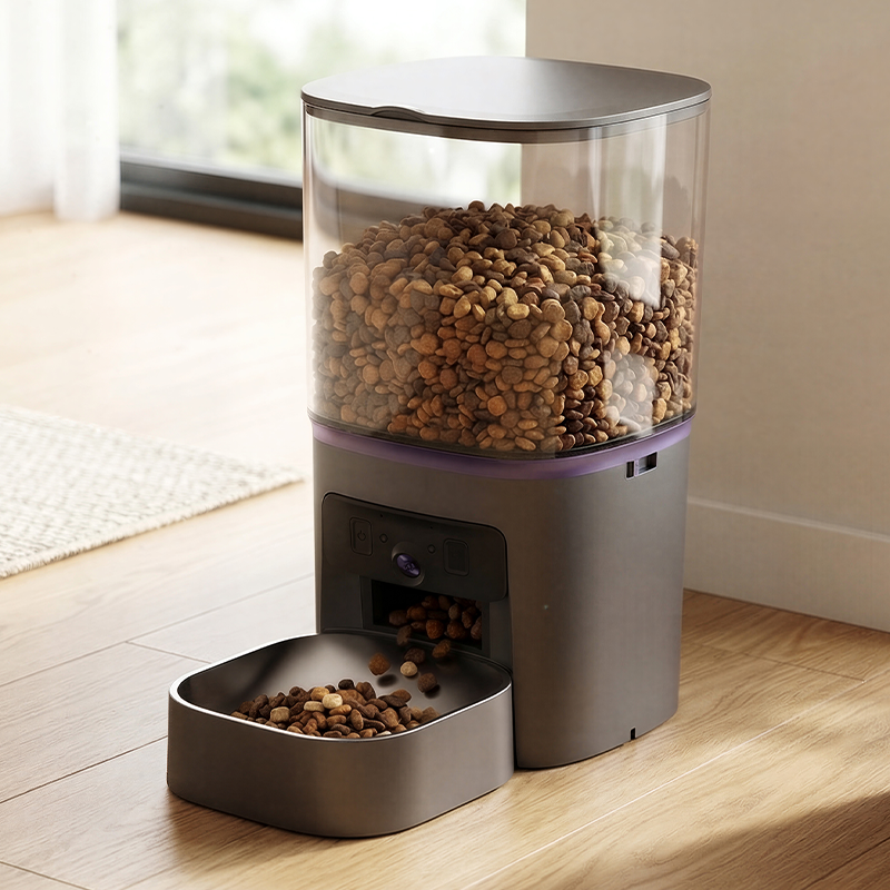 MAS-3007 Hrănitor inteligent pentru animale de companie cu lentile duble, cu buncăr transparent de 6 l MAS-3007 Hrănitor inteligent pentru animale de companie cu lentile duble, cu buncăr transparent de 6 l